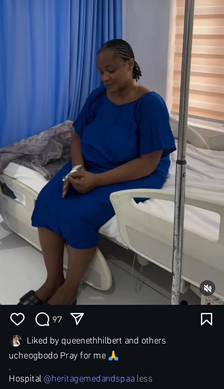 Uche Ogbodo undergoes plastic surgery